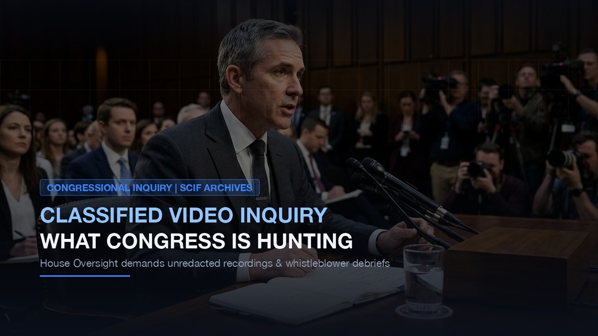 House Oversight Committee Hearing on Unidentified Anomalous Phenomena official video thumbnail
