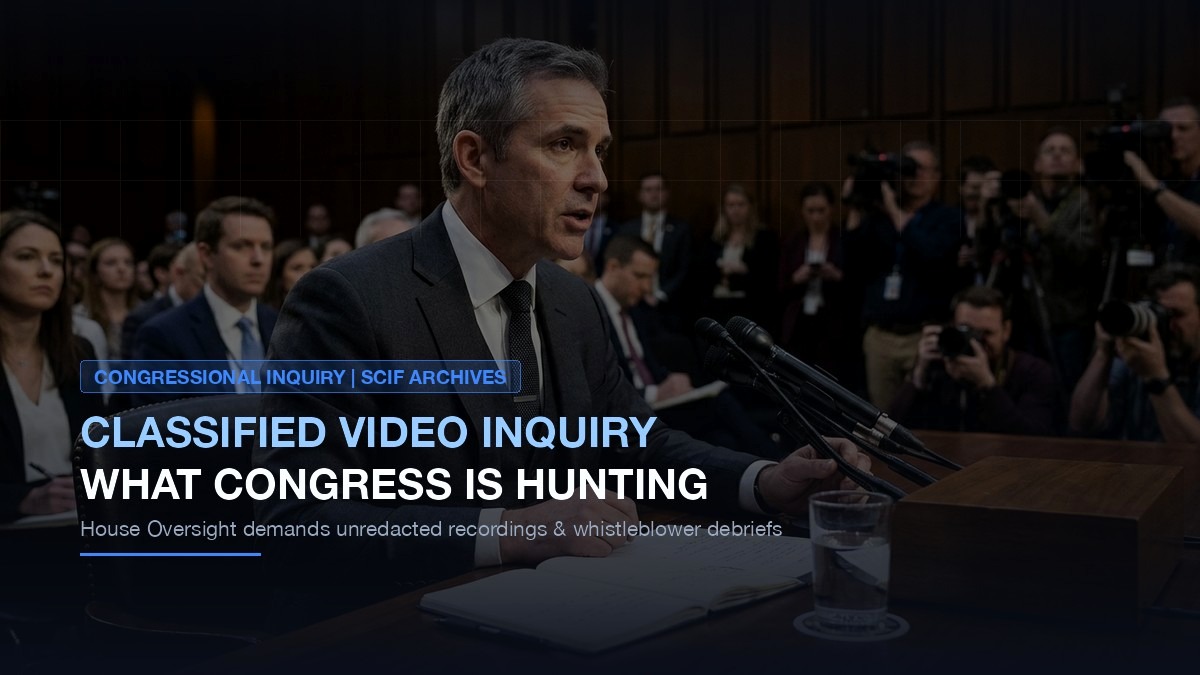House UFO Hearing: Lawmakers Confront Defense Secrecy & Retaliation official video thumbnail